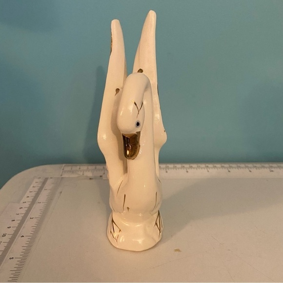 Very  rare vintage Nippon Japan white & gold swan figurine‎ - Picture 2 of 8